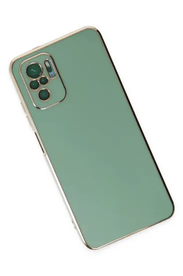 Newface Xiaomi Redmi Note 10 Kılıf Volet Silikon - Açık Yeşil resmi