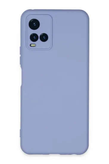 Newface Vivo Y21S Kılıf Nano içi Kadife Silikon - Lila resmi
