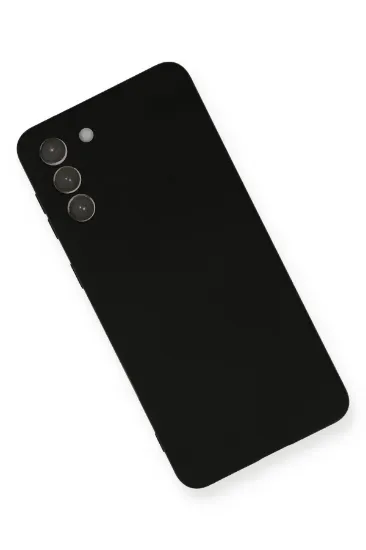 Newface Samsung Galaxy S21 Plus Kılıf Nano içi Kadife Silikon - Siyah resmi