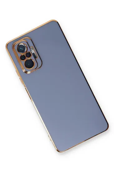 Newface Xiaomi Redmi Note 10 Pro Kılıf Volet Silikon - Mavi resmi
