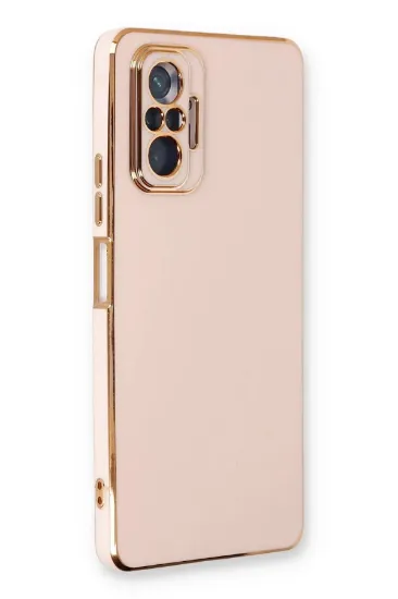 Newface Xiaomi Redmi Note 10 Pro Kılıf Volet Silikon - Pembe resmi
