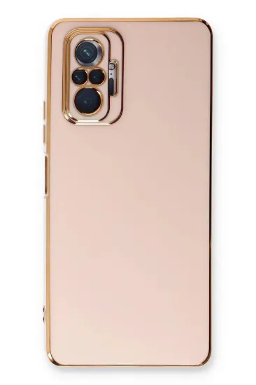 Newface Xiaomi Redmi Note 10 Pro Kılıf Volet Silikon - Pembe resmi