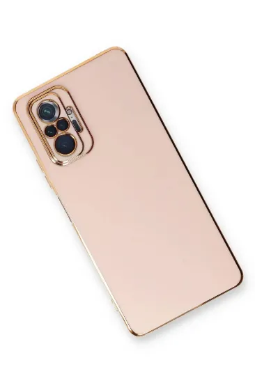 Newface Xiaomi Redmi Note 10 Pro Kılıf Volet Silikon - Pembe resmi