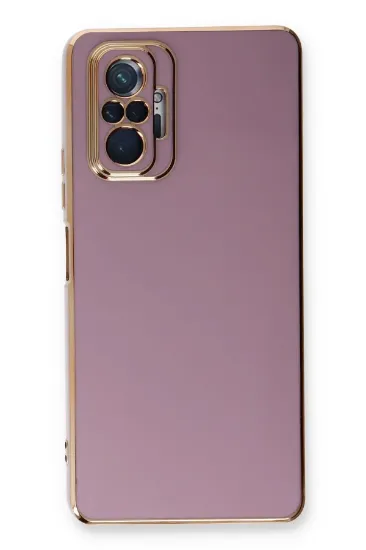 Newface Xiaomi Redmi Note 10 Pro Kılıf Volet Silikon - Mor resmi
