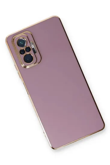 Newface Xiaomi Redmi Note 10 Pro Kılıf Volet Silikon - Mor resmi