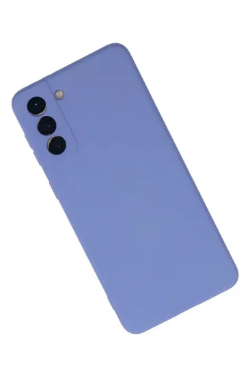 Newface Samsung Galaxy S21 Plus Kılıf Nano içi Kadife Silikon - Lila resmi