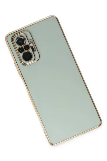 Newface Xiaomi Redmi Note 10 Pro Kılıf Volet Silikon - Açık Yeşil resmi