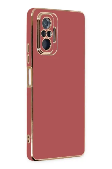 Newface Xiaomi Redmi Note 10 Pro Kılıf Volet Silikon - Kırmızı resmi