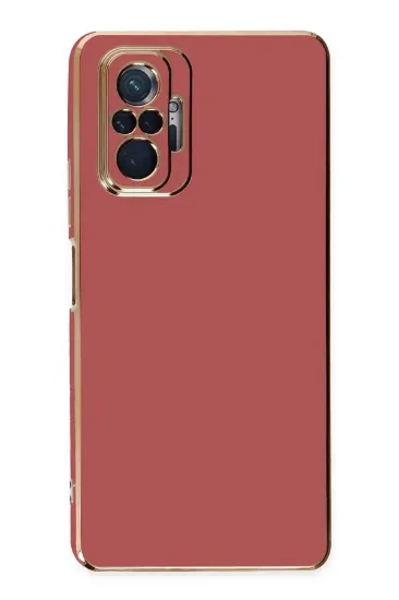 Newface Xiaomi Redmi Note 10 Pro Kılıf Volet Silikon - Kırmızı resmi
