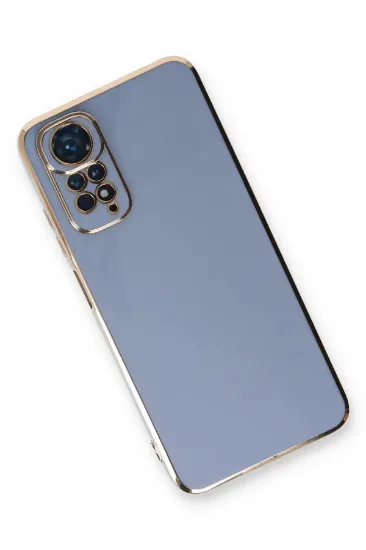 Newface Xiaomi Redmi Note 11 Kılıf Volet Silikon - Mavi resmi