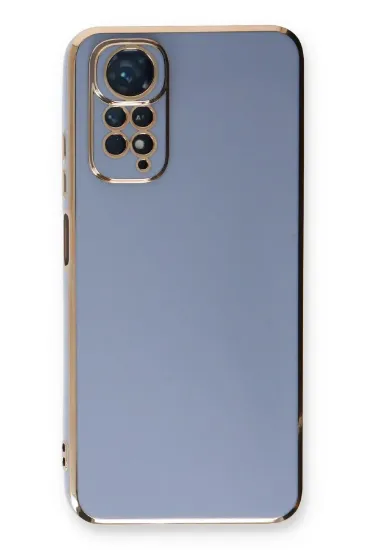 Newface Xiaomi Redmi Note 11 Kılıf Volet Silikon - Mavi resmi