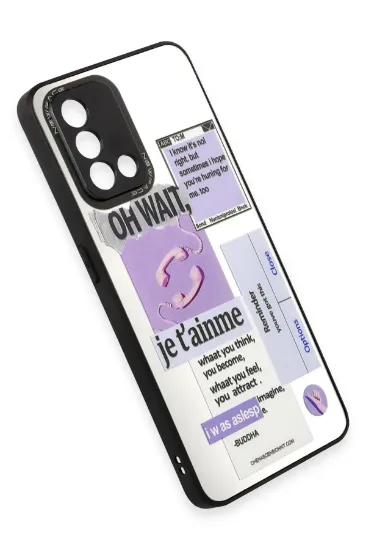 Newface Oppo A74 4G Kılıf Mirror Desenli Kapak - Mirror - 4 resmi