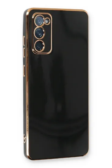Newface Samsung Galaxy S20 FE Kılıf Volet Silikon - Siyah resmi