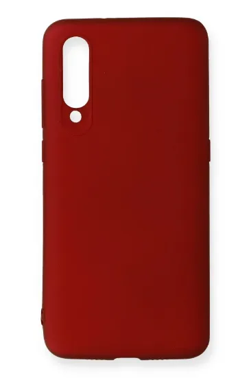 Newface Xiaomi Mi 9 Kılıf First Silikon - Bordo resmi
