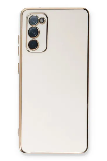 Newface Samsung Galaxy S20 FE Kılıf Volet Silikon - Beyaz resmi