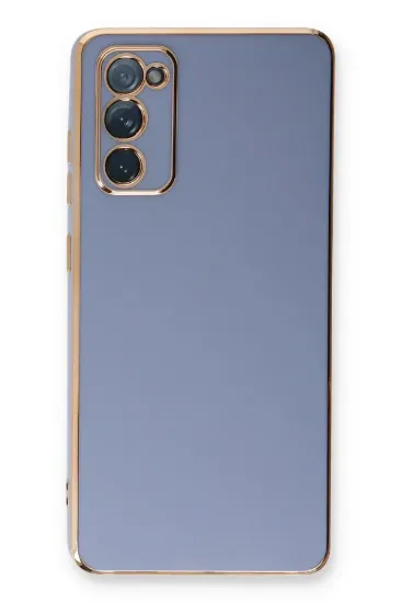 Newface Samsung Galaxy S20 FE Kılıf Volet Silikon - Mavi resmi