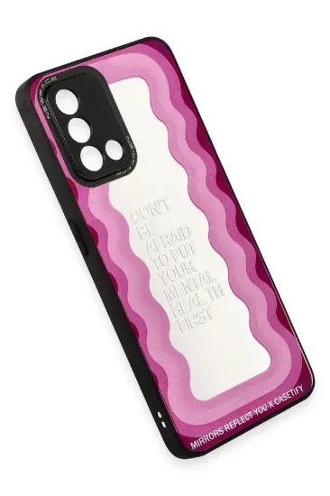Newface Oppo A74 4G Kılıf Mirror Desenli Kapak - Mirror - 11 resmi