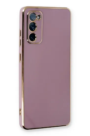 Newface Samsung Galaxy S20 FE Kılıf Volet Silikon - Mor resmi