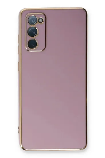 Newface Samsung Galaxy S20 FE Kılıf Volet Silikon - Mor resmi