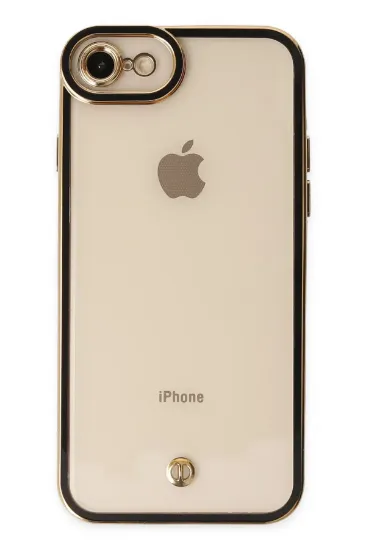 Newface iPhone 7 Kılıf Liva Lens Silikon - Siyah resmi