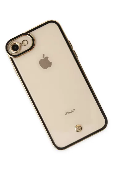 Newface iPhone 7 Kılıf Liva Lens Silikon - Siyah resmi