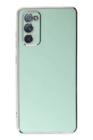 Newface Samsung Galaxy S20 FE Kılıf Volet Silikon - Açık Yeşil resmi