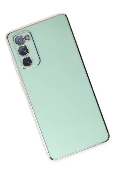 Newface Samsung Galaxy S20 FE Kılıf Volet Silikon - Açık Yeşil resmi