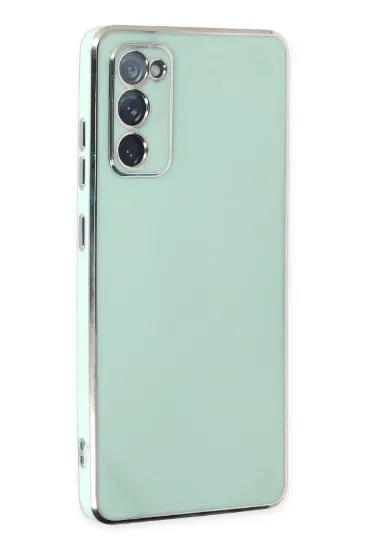 Newface Samsung Galaxy S20 FE Kılıf Volet Silikon - Açık Yeşil resmi