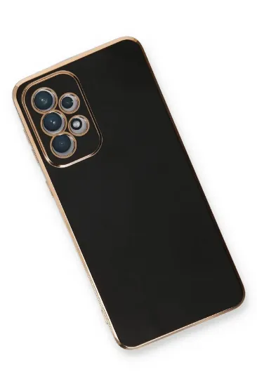 Newface Samsung Galaxy A33 5G Kılıf Volet Silikon - Siyah resmi