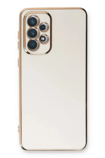 Newface Samsung Galaxy A33 5G Kılıf Volet Silikon - Beyaz resmi