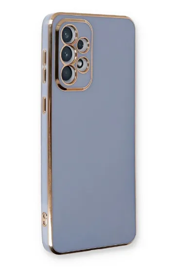 Newface Samsung Galaxy A33 5G Kılıf Volet Silikon - Mavi resmi