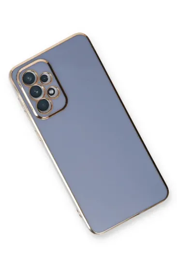 Newface Samsung Galaxy A33 5G Kılıf Volet Silikon - Mavi resmi