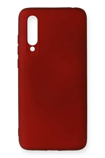 Newface Xiaomi Mi 9 Lite Kılıf First Silikon - Bordo resmi