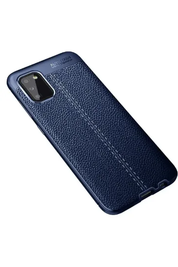 Newface Samsung Galaxy A02S Kılıf Auto Focus Kapak - Lacivert resmi