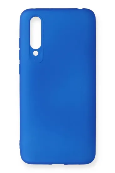 Newface Xiaomi Mi 9 Lite Kılıf First Silikon - Mavi resmi