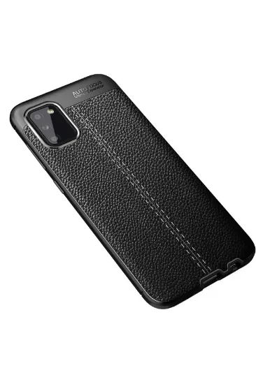 Newface Samsung Galaxy A02S Kılıf Auto Focus Kapak - Siyah resmi