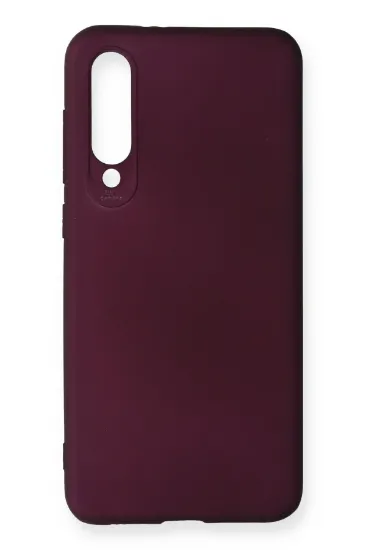 Newface Xiaomi Mi 9 SE Kılıf First Silikon - Mürdüm resmi