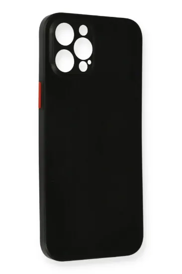 Newface iPhone 12 Pro Kılıf PP Ultra İnce Kapak - Siyah resmi