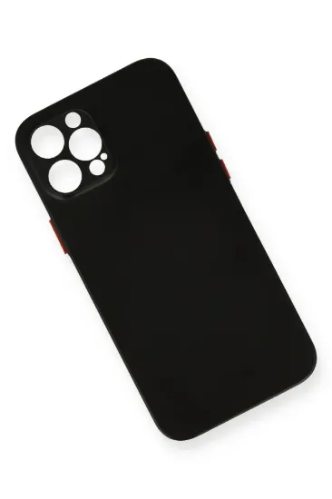 Newface iPhone 12 Pro Kılıf PP Ultra İnce Kapak - Siyah resmi