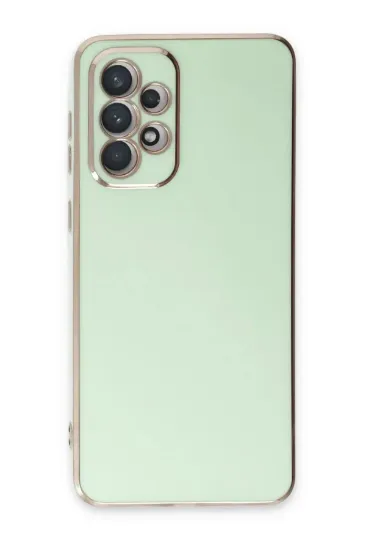 Newface Samsung Galaxy A53 5G Kılıf Volet Silikon - Açık Yeşil resmi