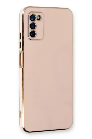Newface Samsung Galaxy A03S Kılıf Volet Silikon - Pembe resmi