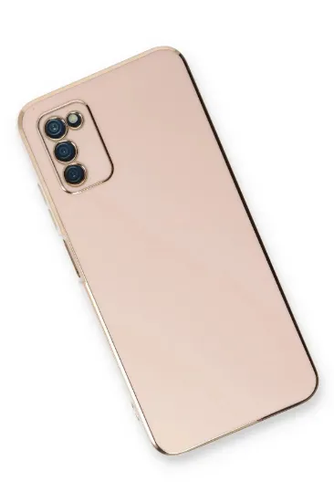 Newface Samsung Galaxy A03S Kılıf Volet Silikon - Pembe resmi