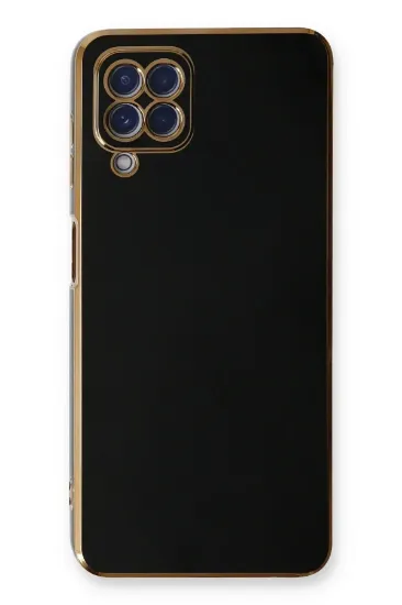 Newface Samsung Galaxy A22 Kılıf Volet Silikon - Siyah resmi