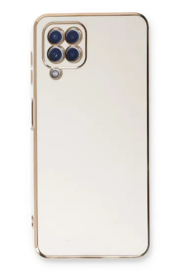 Newface Samsung Galaxy A22 Kılıf Volet Silikon - Beyaz resmi
