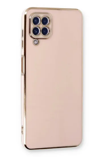 Newface Samsung Galaxy A22 Kılıf Volet Silikon - Pembe resmi