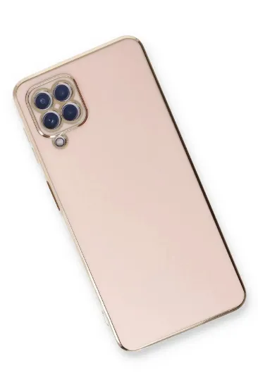 Newface Samsung Galaxy A22 Kılıf Volet Silikon - Pembe resmi