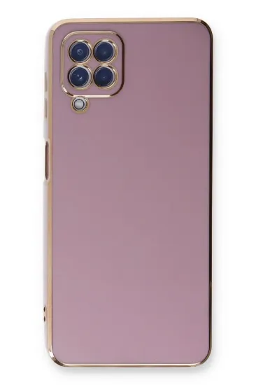 Newface Samsung Galaxy A22 Kılıf Volet Silikon - Mor resmi