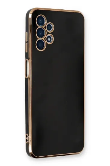 Newface Samsung Galaxy A13 4G Kılıf Volet Silikon - Siyah resmi