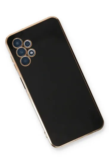 Newface Samsung Galaxy A13 4G Kılıf Volet Silikon - Siyah resmi