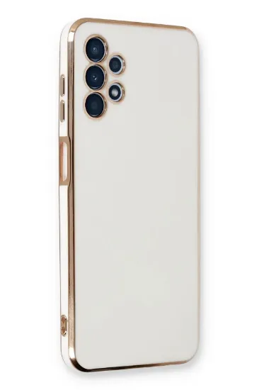 Newface Samsung Galaxy A13 4G Kılıf Volet Silikon - Beyaz resmi
